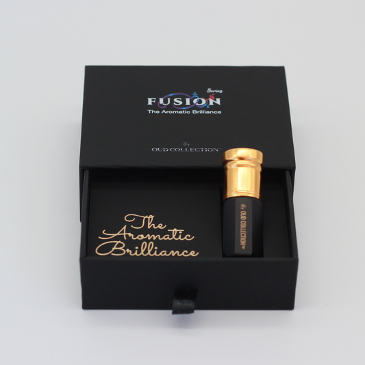 Alcohol-free Middle Eastern amber perfume oil bottle