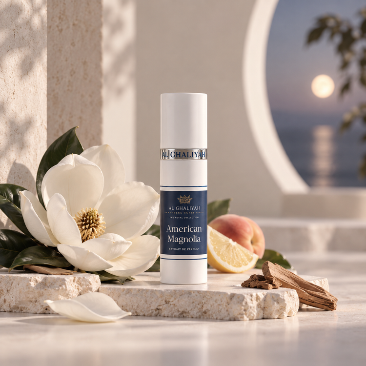 This is a true magnolia composition built around a night-harvested Magnolia Grandiflora from the deep South of America. From the first spray, it feels natural, luminous, and emotionally grounding — immediately separating itself from stylised or synthetic florals.

The magnolia unfolds with fullness and warmth rather than projection, settling into a creamy, balanced structure that feels calm and complete on skin.

An elegant extrait that delivers real floral beauty with clarity and depth.