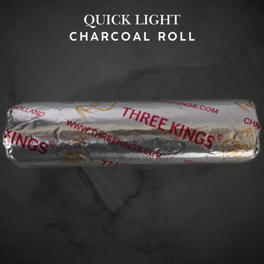 Charcoal disks for burning frankincense and incense