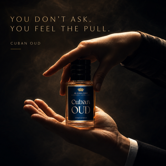 Cuban Oud by AL GHALIYAH, a dark unisex extrait de parfum with tobacco, oud and spice notes