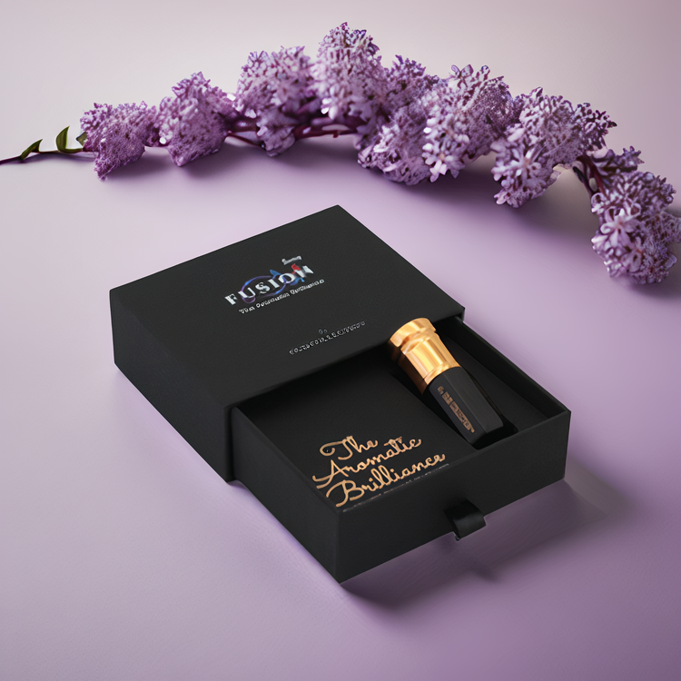 Soft lilac perfume oil with powdery floral tones