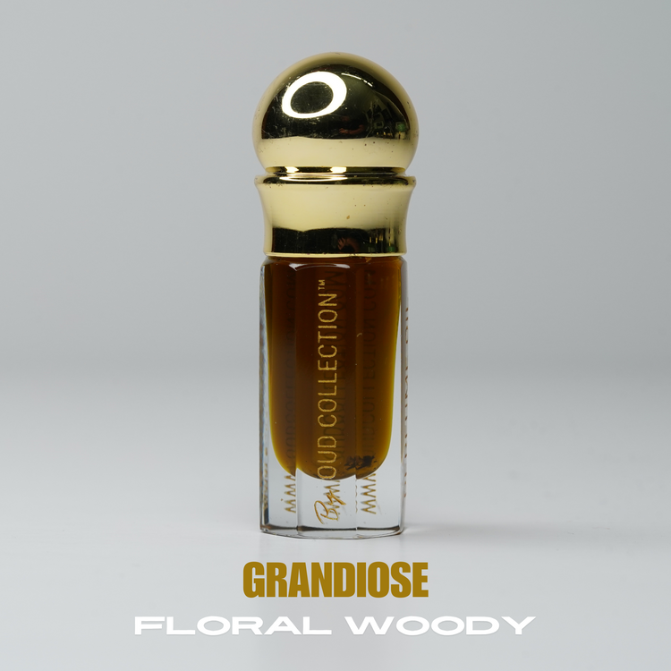 White floral perfume oil with gardenia and sandalwood 3ml