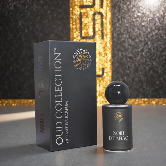 Luxury extrait perfume presented in a gift box