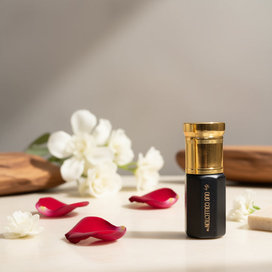 Floral perfume oil, Floral petals, rose, smooth musk, fresh woods