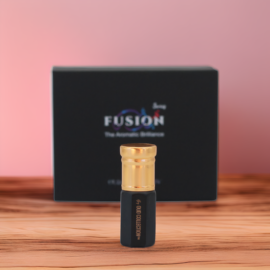 Woody rose perfume oil with soft smoky tones