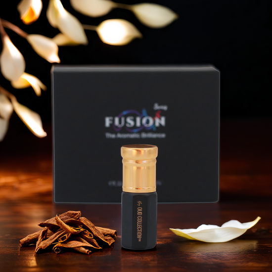 Elegant tobacco perfume oil with floral and woody tones